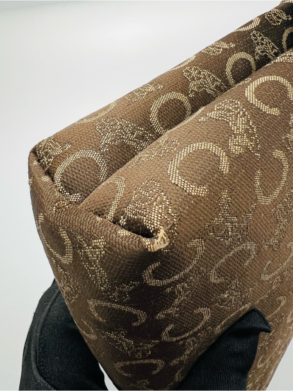Celine Monogram Canvas Clutch - Picture 10 of 11